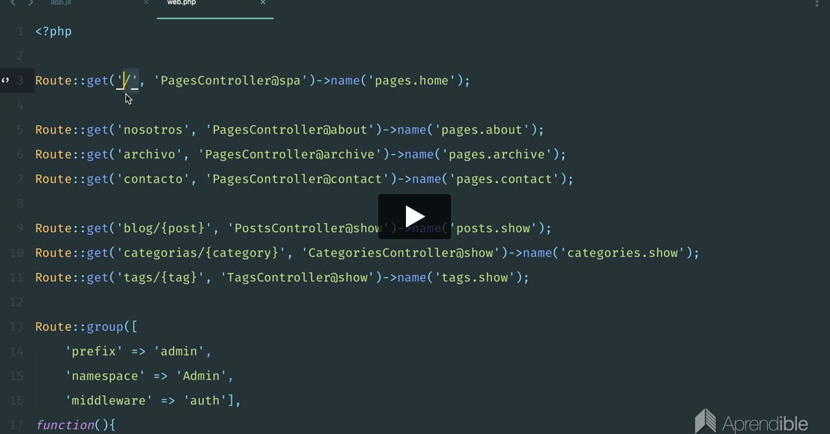 12. Rutas con nombre