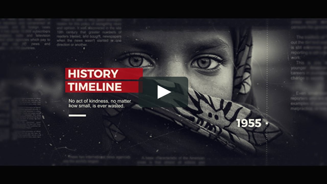 after effects template history timeline opener free download