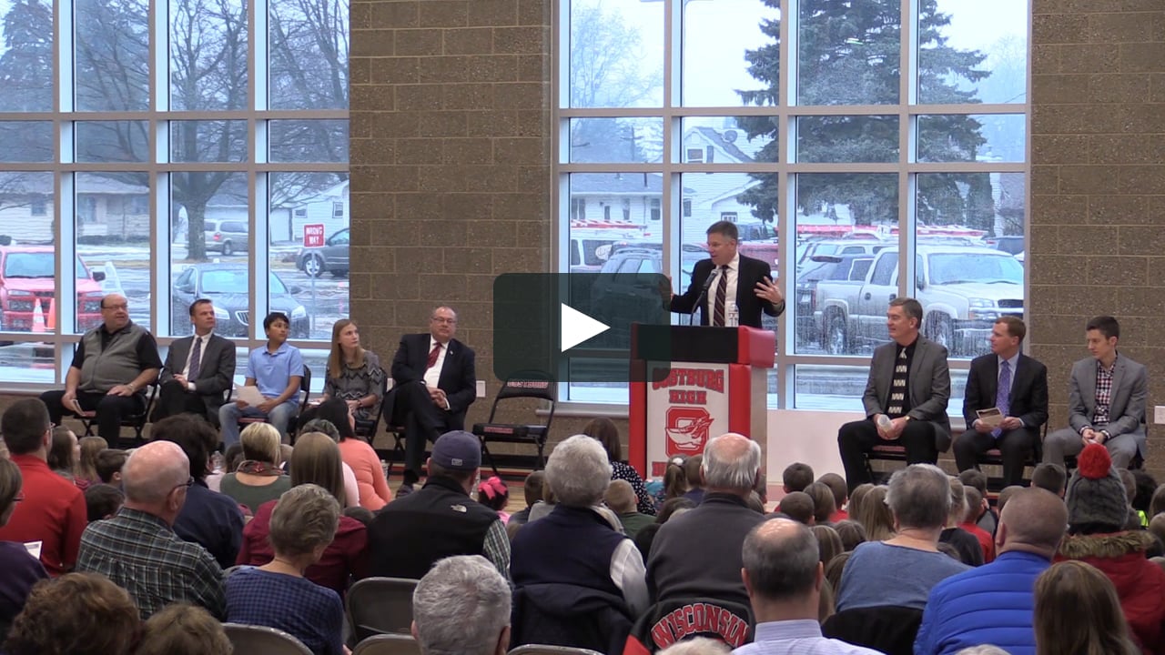 Oostburg Elementary School Ribbon Cutting Ceremony on Vimeo