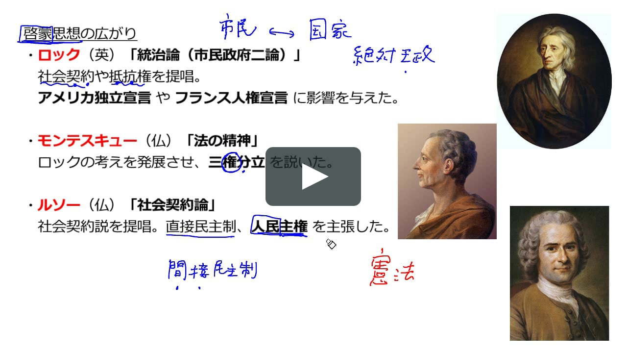 啓蒙思想と憲法 On Vimeo