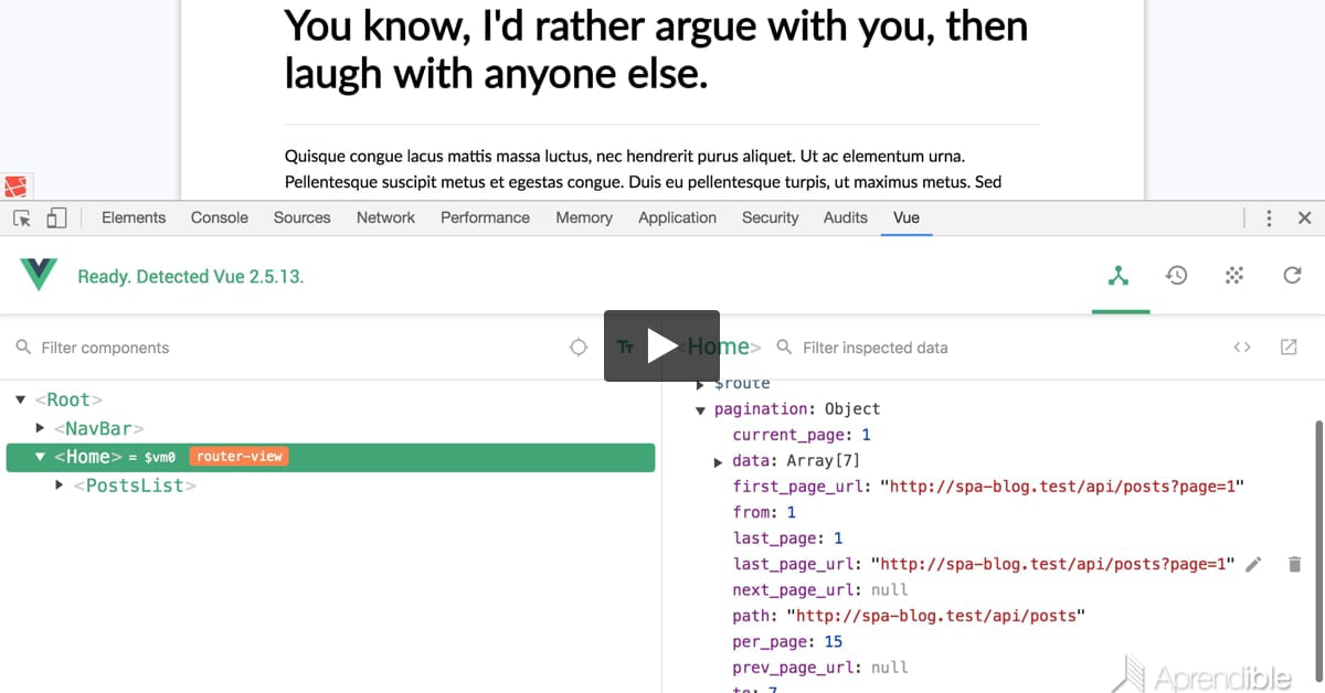 22. Paginación con Vue Router