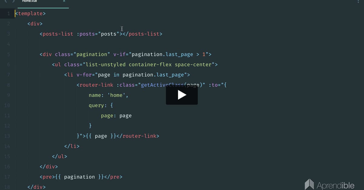 23. Componente de paginación reutilizable