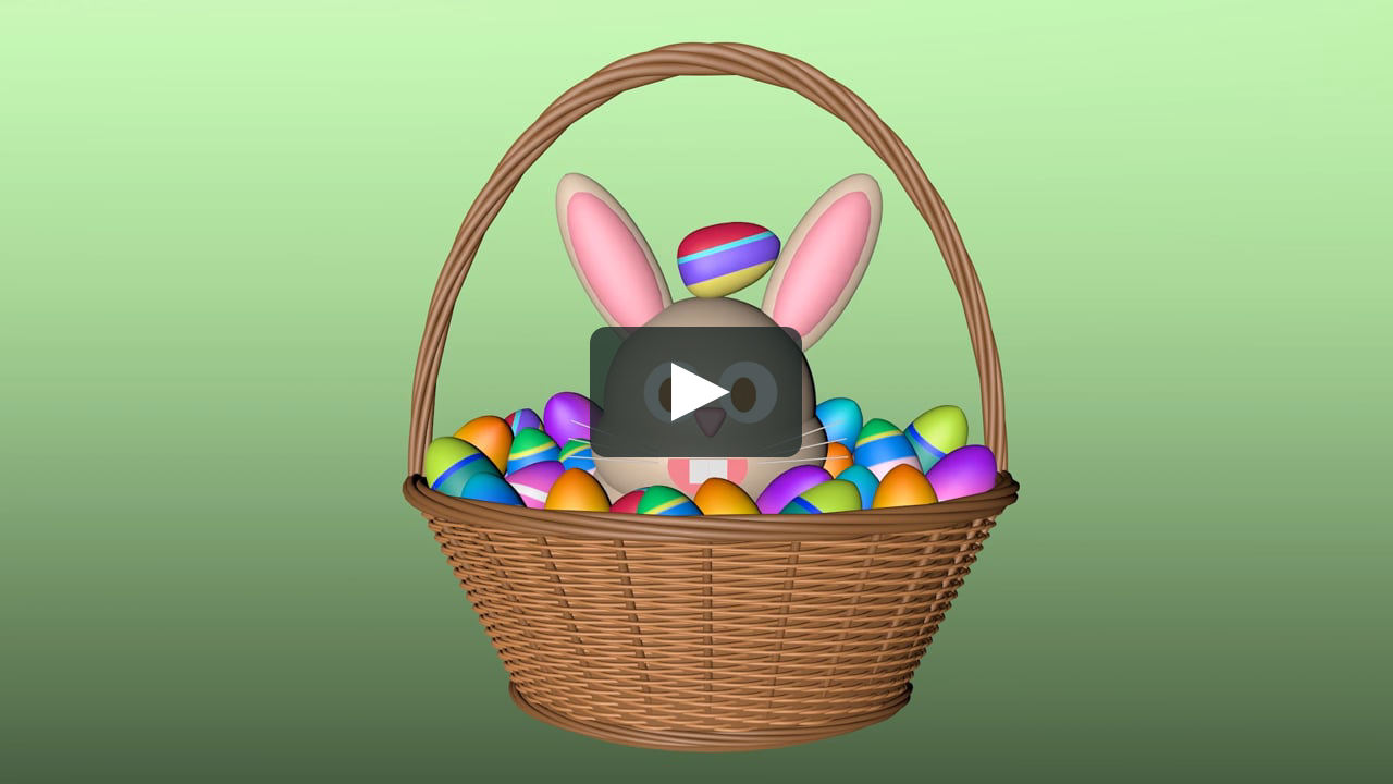 3D Animation - Easter Bunny.