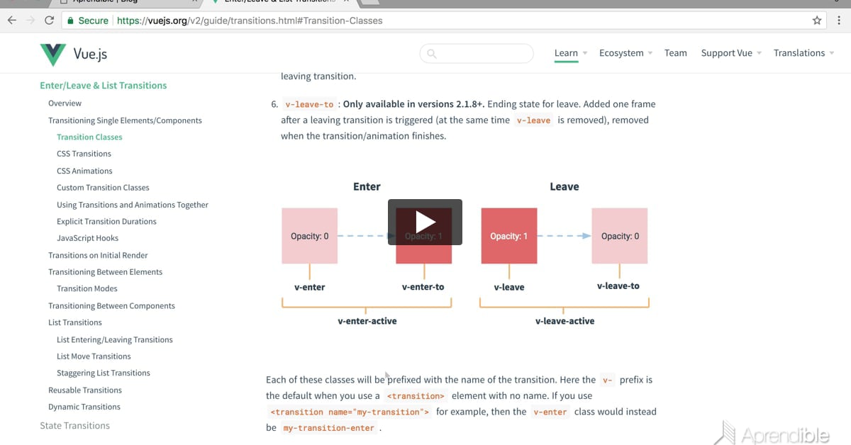 24. Efectos de transición