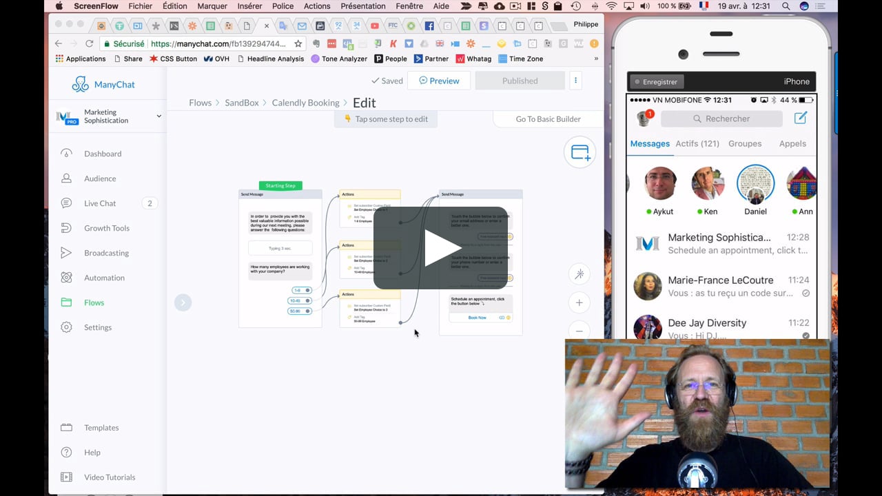 ManyChat Integration with Calendly Overview on Vimeo