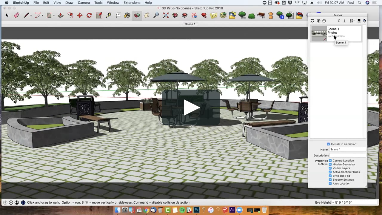 Creating Animations in Photoshop and SketchUp on Vimeo