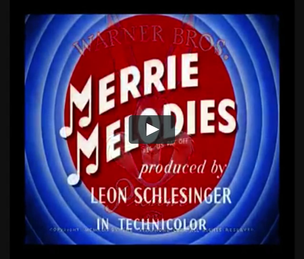 merrie melodies opening