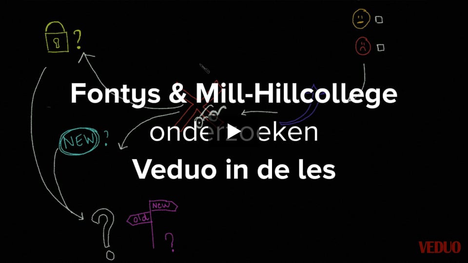 Fontys & Mill-Hillcollege onderzoeken: Veduo in de les