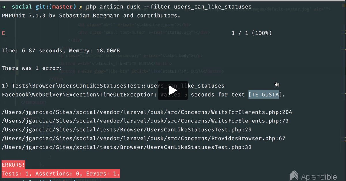 21. Testeando el botón ME GUSTA
