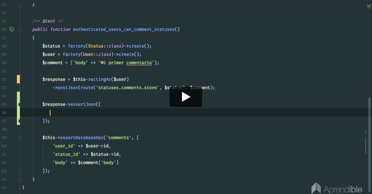 28. Recurso API para los comentarios
