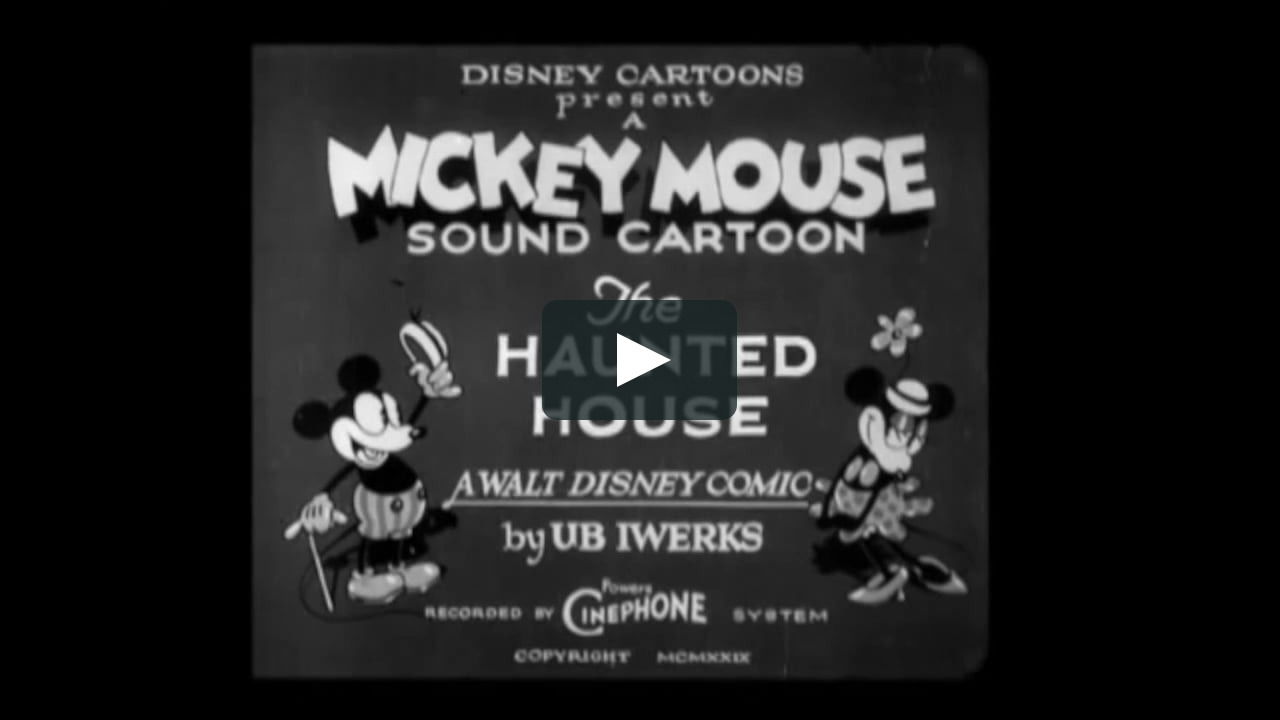 A Mickey Mouse Sound Cartoon: “The Haunted House” (1929) (With New Original  Music by Nicholas Escobar) on Vimeo