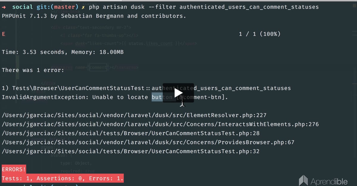 30. Probando la caja de comentarios