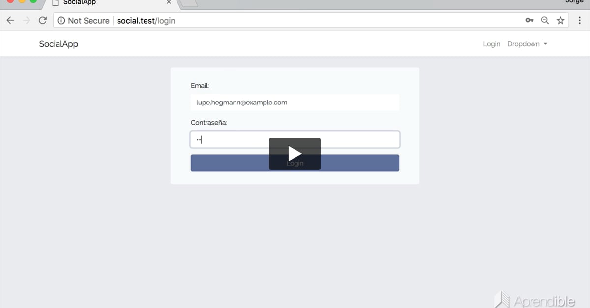 12. Diseñando el formulario de login