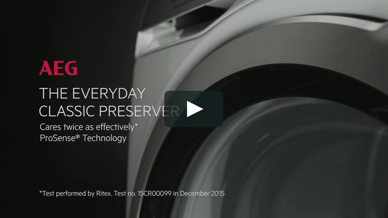 ga werken kas Seminarie AEG 6000 Series Prosense 9kg Washing Machine_1 on Vimeo