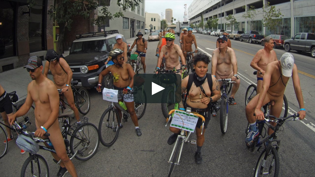 Los Angeles World Naked Bike Ride 2018 - ThiEYE Camera.