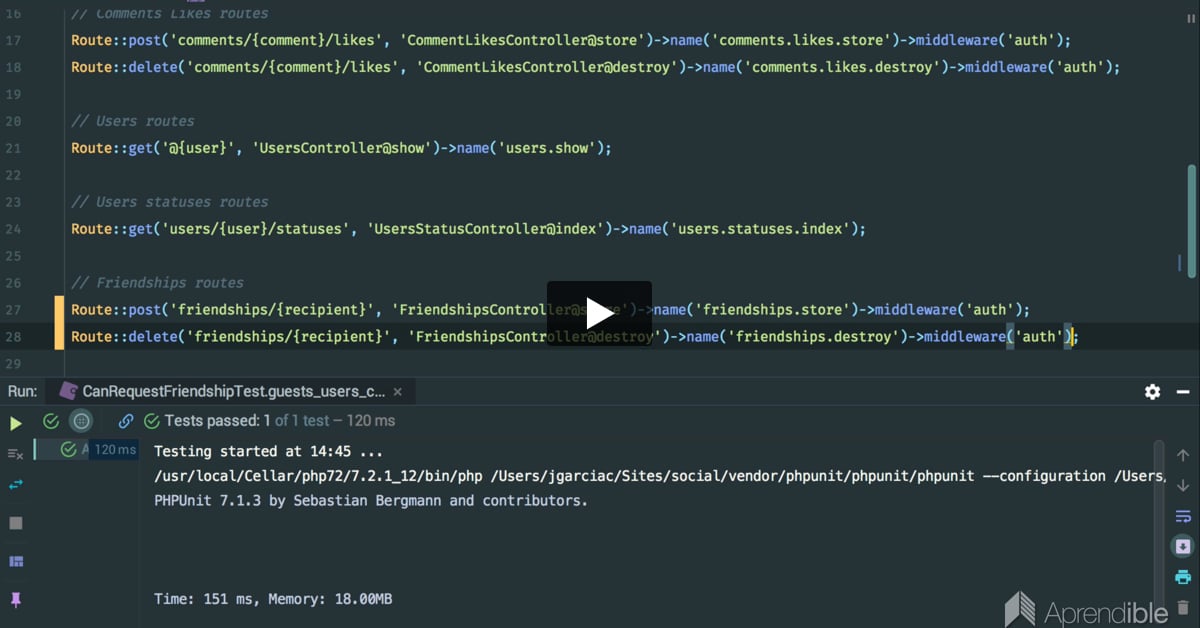 52. Componente de Vue para solicitar amistad