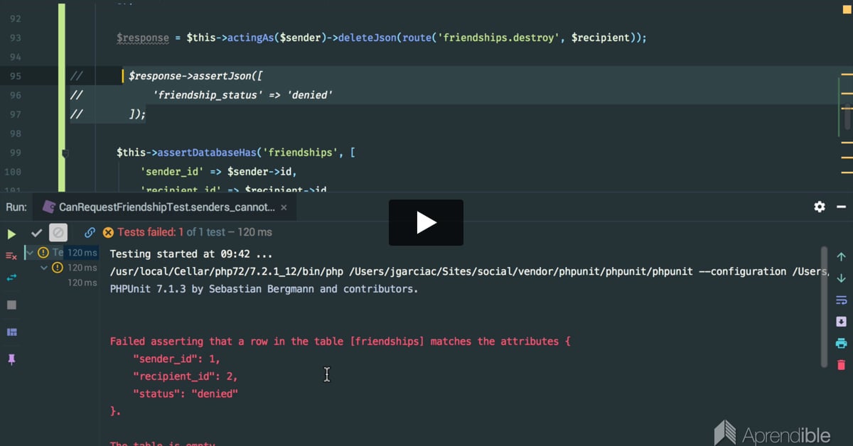 57. Eliminar amistad con Vue.js