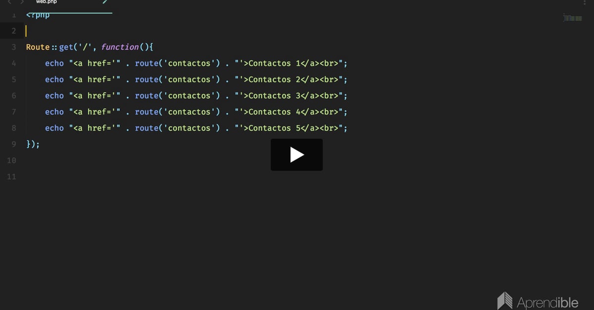 8. Cómo mostrar HTML con las vistas