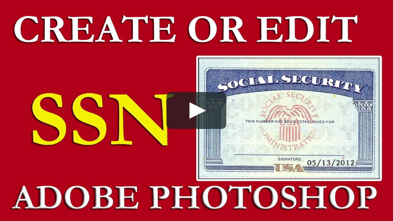 How to Edit SSN  SSN PDF Template Download Free on Vimeo Throughout Fake Social Security Card Template Download