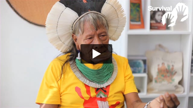 Interview with Kayapó leader Raoni Metuktire