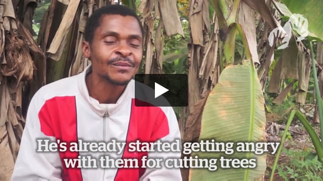 Baka person speaks out against destructive loggers