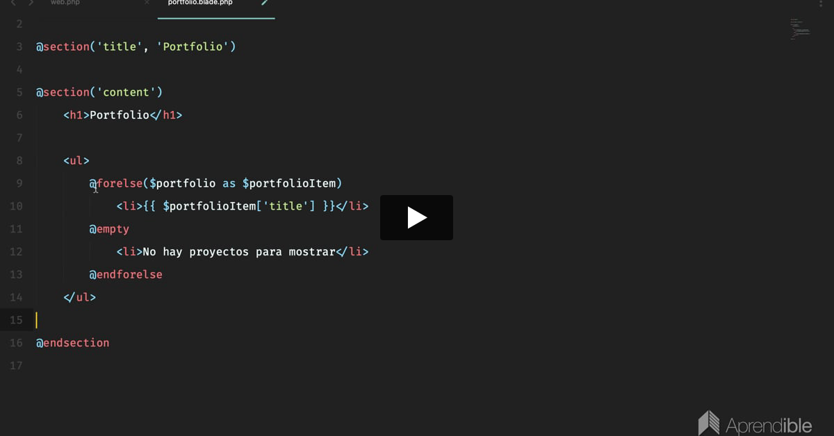 10. Estructuras de control con Blade