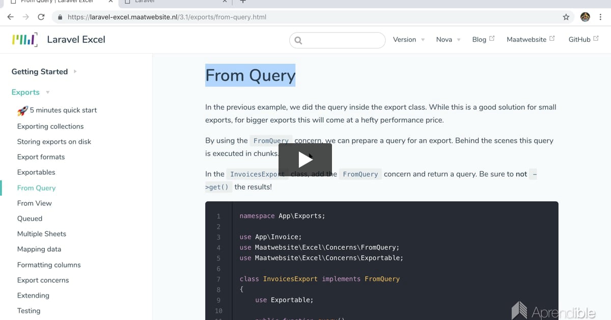 3. Cómo exportar consultas a Excel