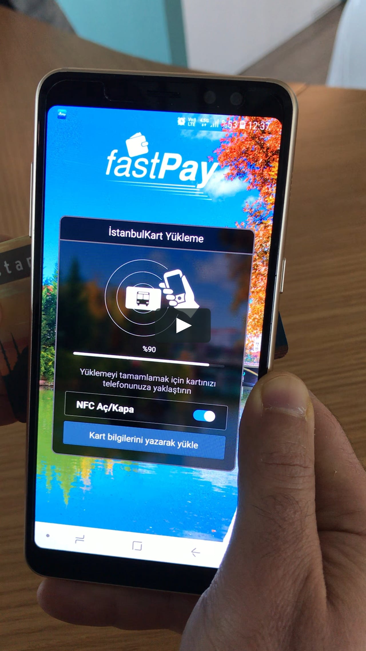 fastpay ile istanbulkart yukleme nfc deneyimi on vimeo