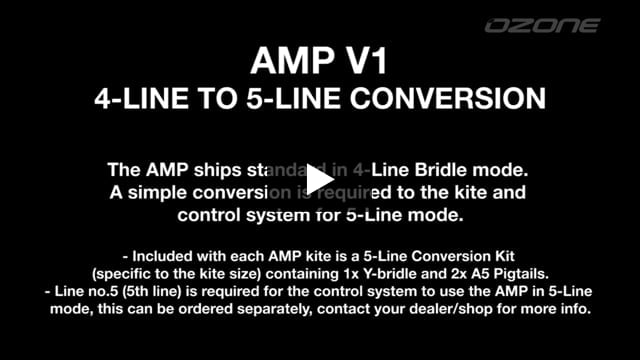 AMP V1 4-Line to 5-Line Conversion (Kite and Control System)