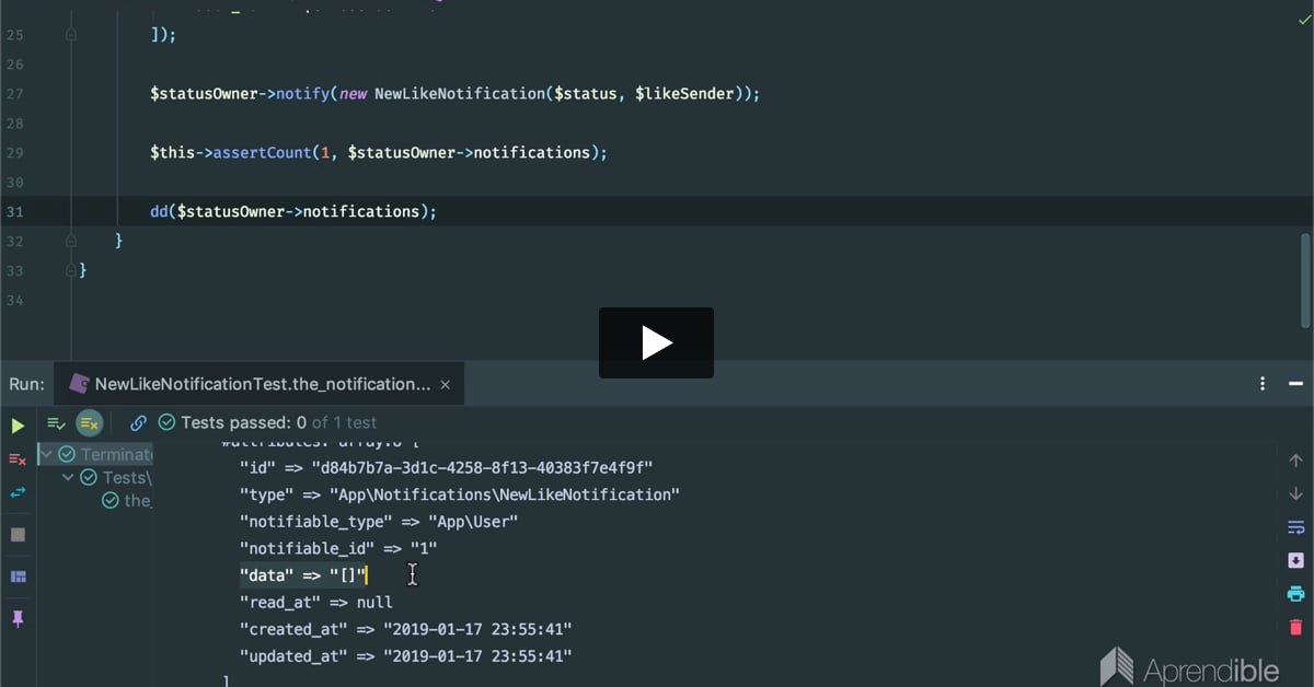 77. Cómo testear notificaciones - parte 2
