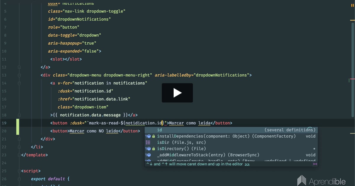 81. Marcar notificaciones - parte 2