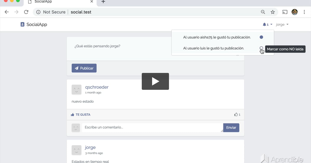 82. Marcar notificaciones - parte 3
