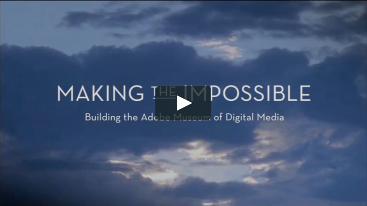 Adobe Museum of Digital (Behind The Scenes) Vimeo