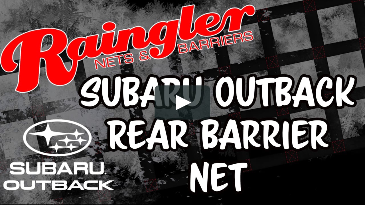Subaru Outback Rear Barrier Net On Vimeo Subaru Outback Rear Barrier Net On Vimeo