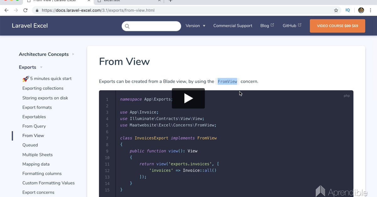 4. Cómo exportar vistas a Excel