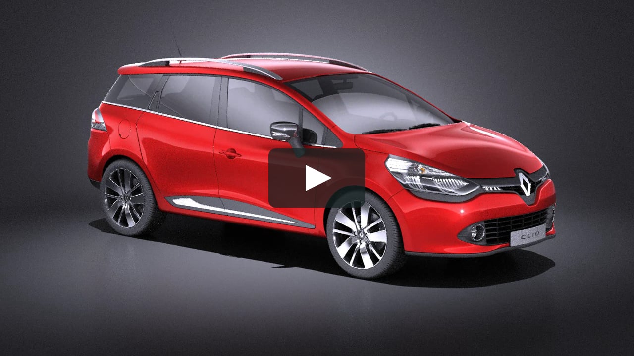 Dek de tafel Diploma Manoeuvreren Renault Clio Estate 2015 (vray) 3D Model on Vimeo