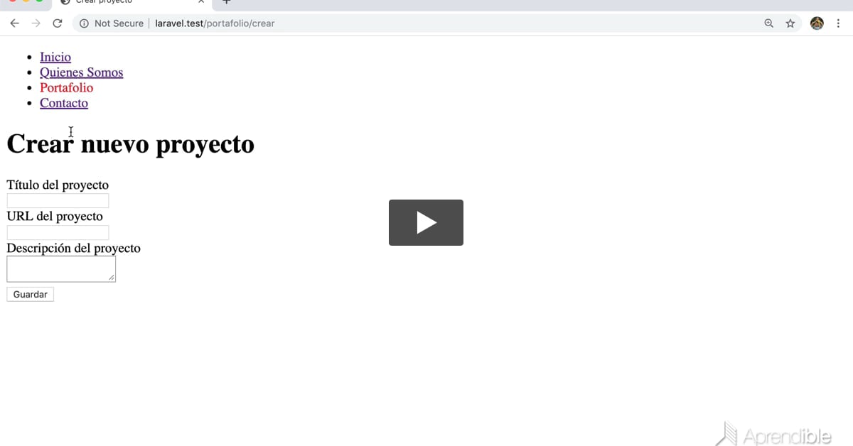23. Eloquent: Insertar registros
