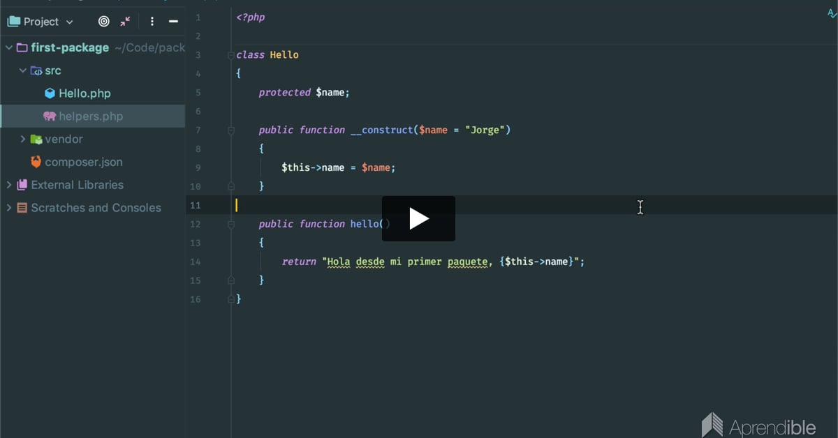 3. Carga automática de clases