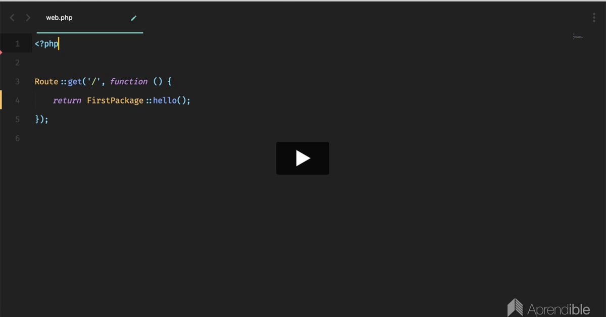 5. Registro automático de paquetes