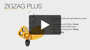 ZIGZAG® PLUS - Mechanical Prusik with high-efficiency swivel, for tree care