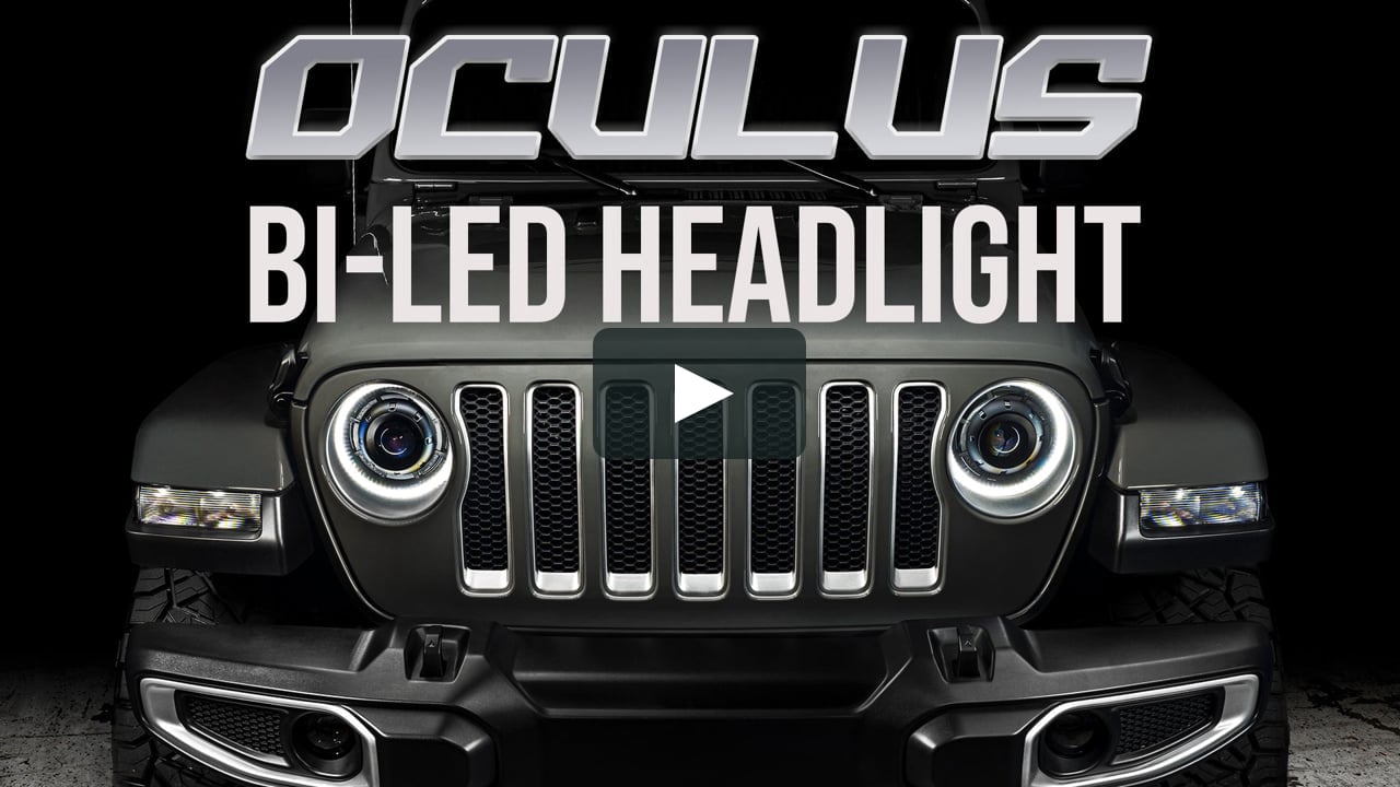 Oculus Bi-LED Headlight Installation- Jeep Wrangler JL by ORACLE Lighting  on Vimeo
