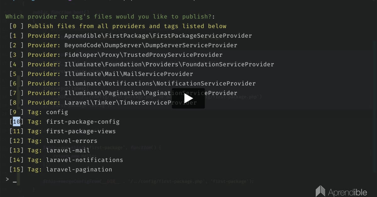 11. Cómo agregar archivos de configuración
