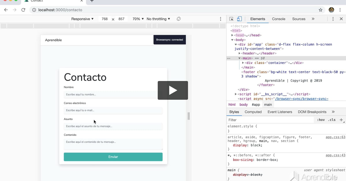 34. Diseño con Bootstrap 4 - Parte 1