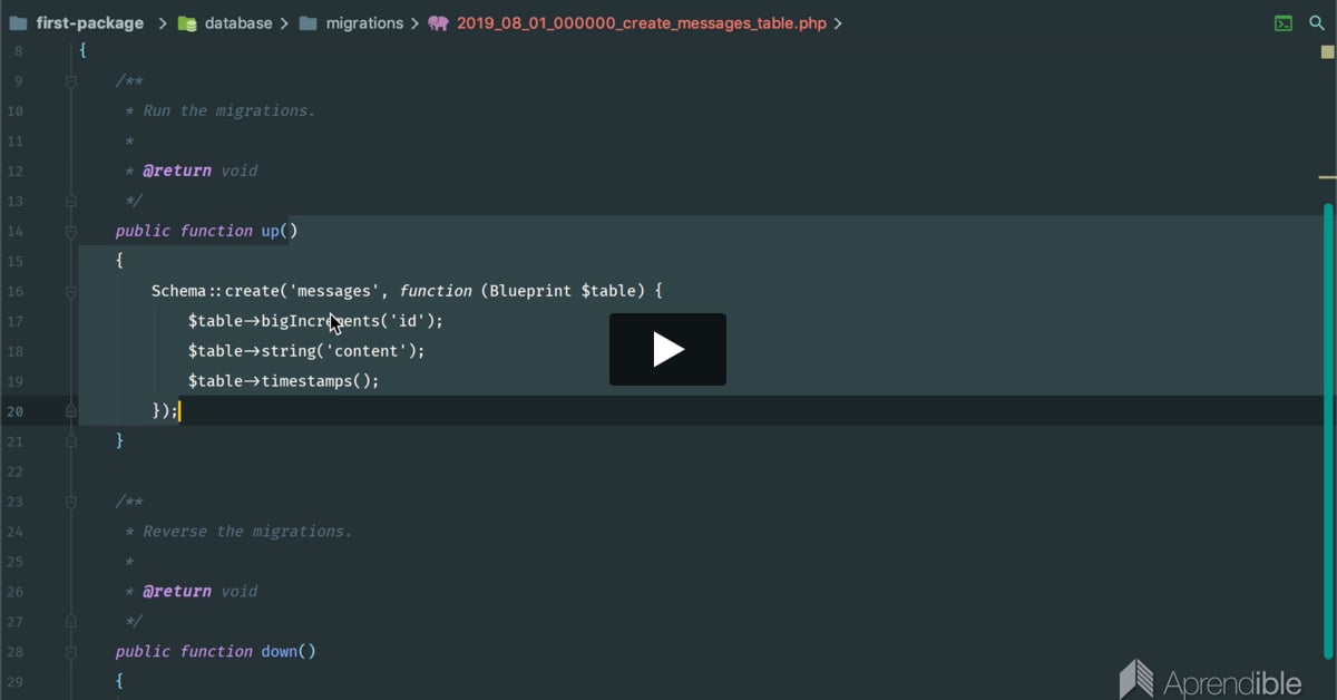 12. Cómo agregar migraciones y modelos