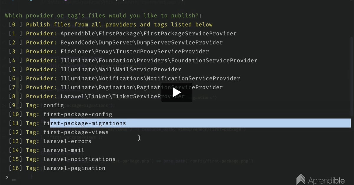 13. Cómo publicar migraciones