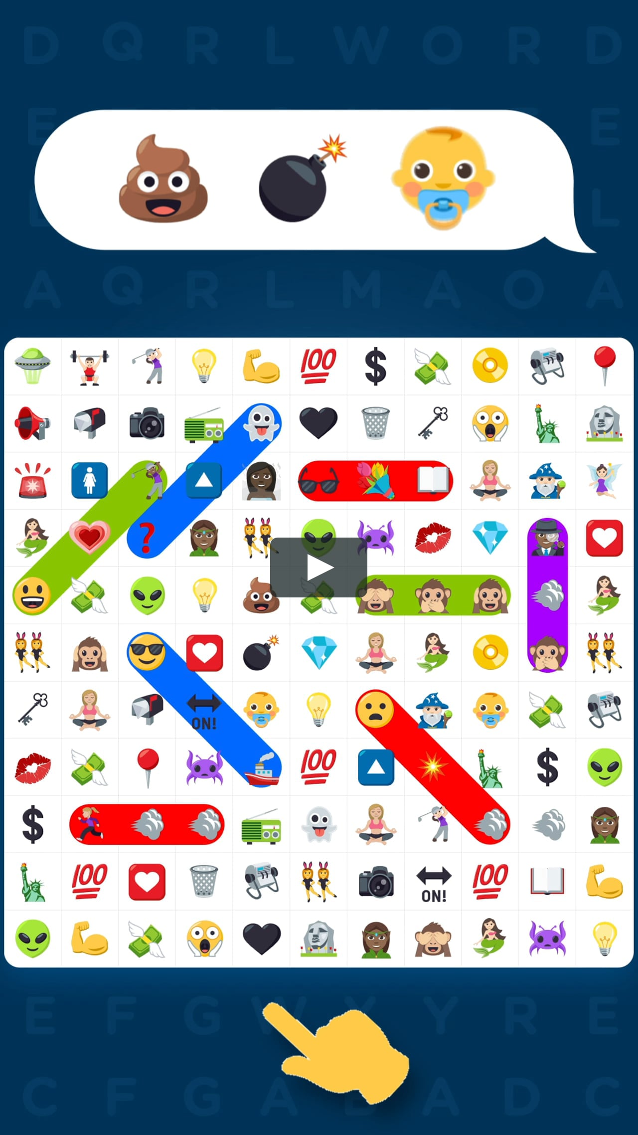 ADs for FB and Instagram Words Puzzle Game with Emoji on Vimeo