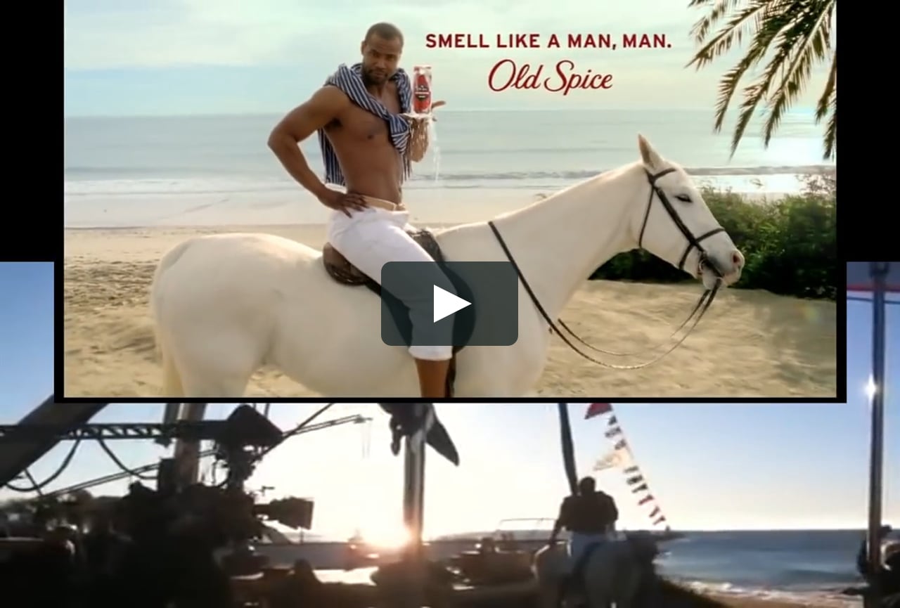 old spice commercial horse