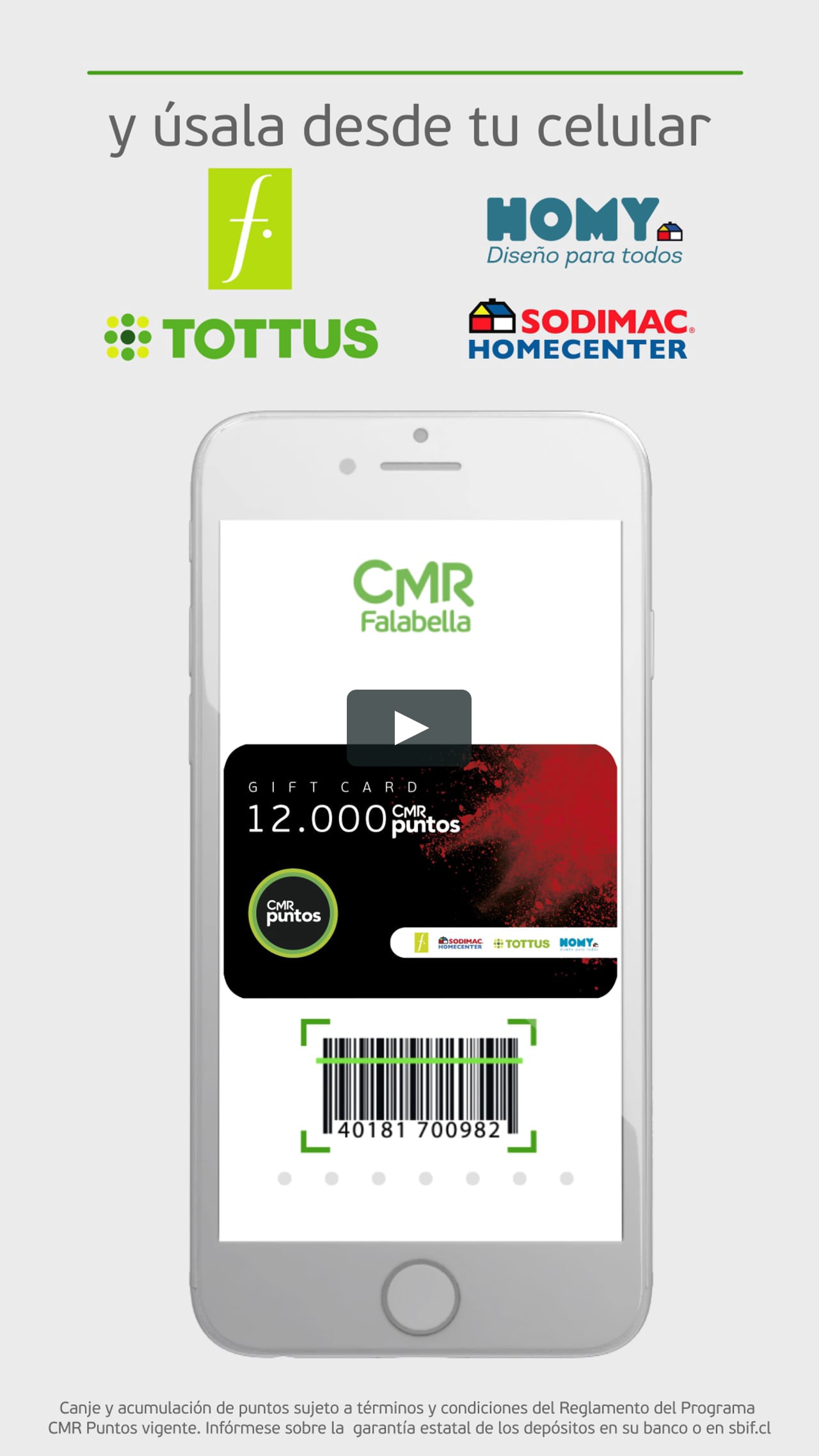 Video CMR Puntos Falabella 2019