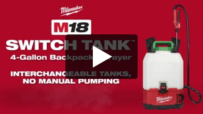 Milwaukee SWITCH TANK™ 15L Backpack Chemical Sprayer w/ Powered