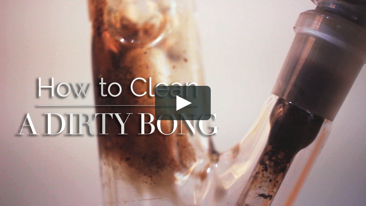 How To Clean A Glass Bong With Salt And Alcohol On Vimeo